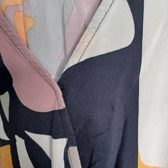 Lascana Abstract Print Maxi Day Dress Size 42 / 12 US Woman's - Picture 5 of 10